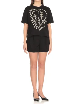 T-shirt con ricamo