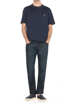 T-shirt in cotone con logo