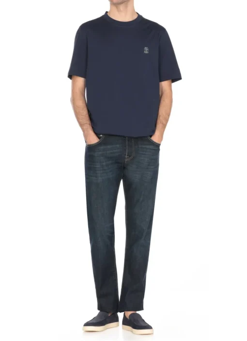 T-shirt in cotone con logo