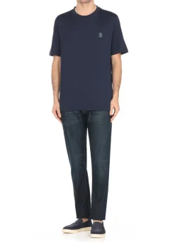 T-shirt in cotone con logo