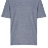 T-shirt in cotone e lino