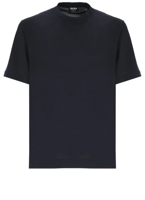 T-shirt in cotone e seta