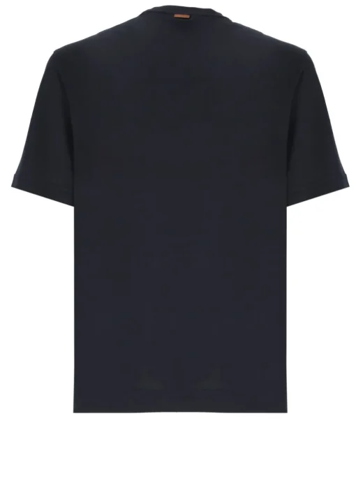 T-shirt in cotone e seta