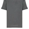 T-shirt in seta e cotone
